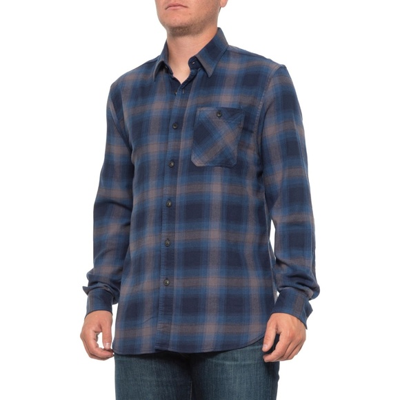 Boston Traders NWT Huron Blue Iris Flannel Shirt - Picture 1 of 3
